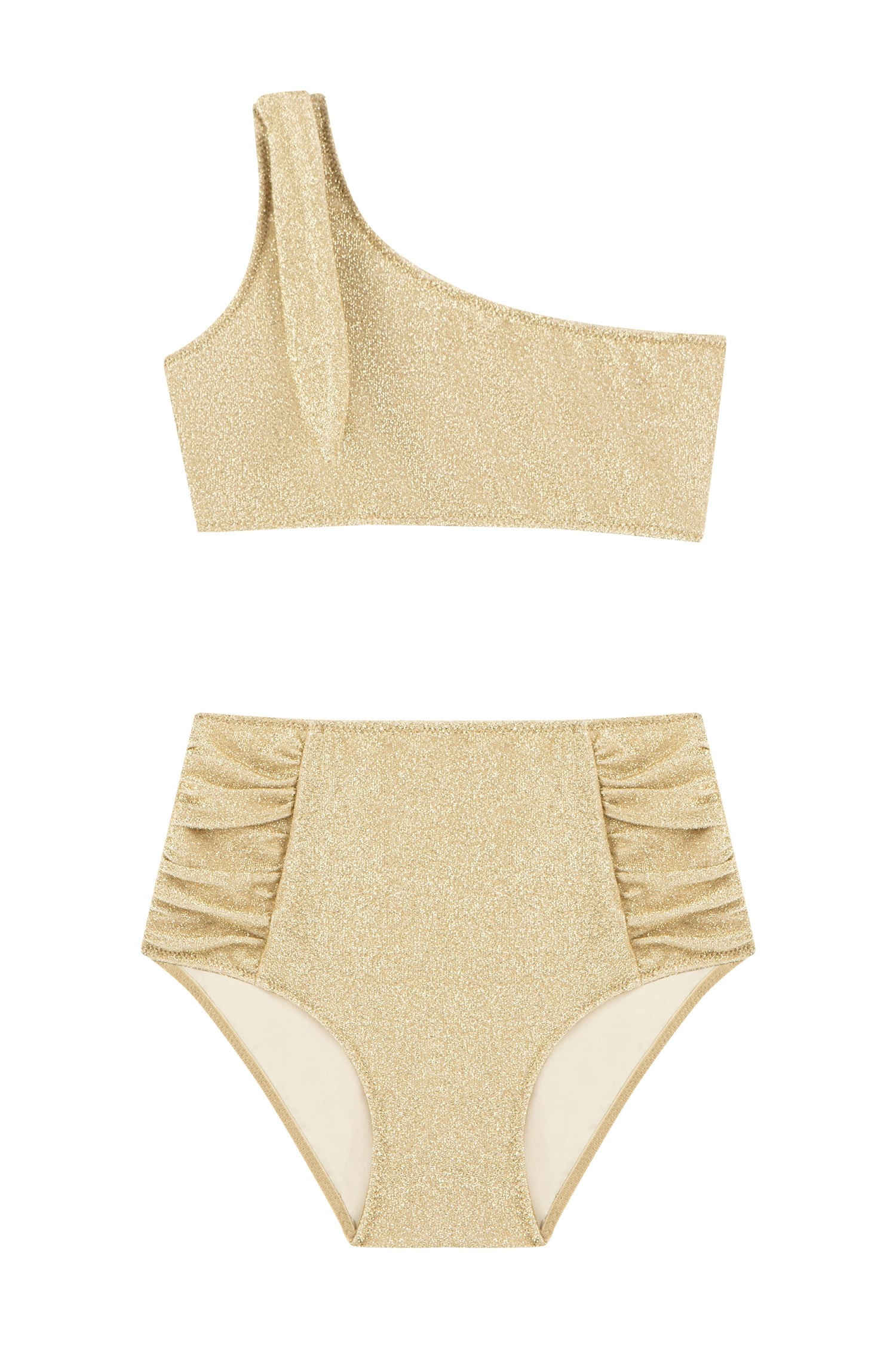 Asimetrik Lurex Bikini 