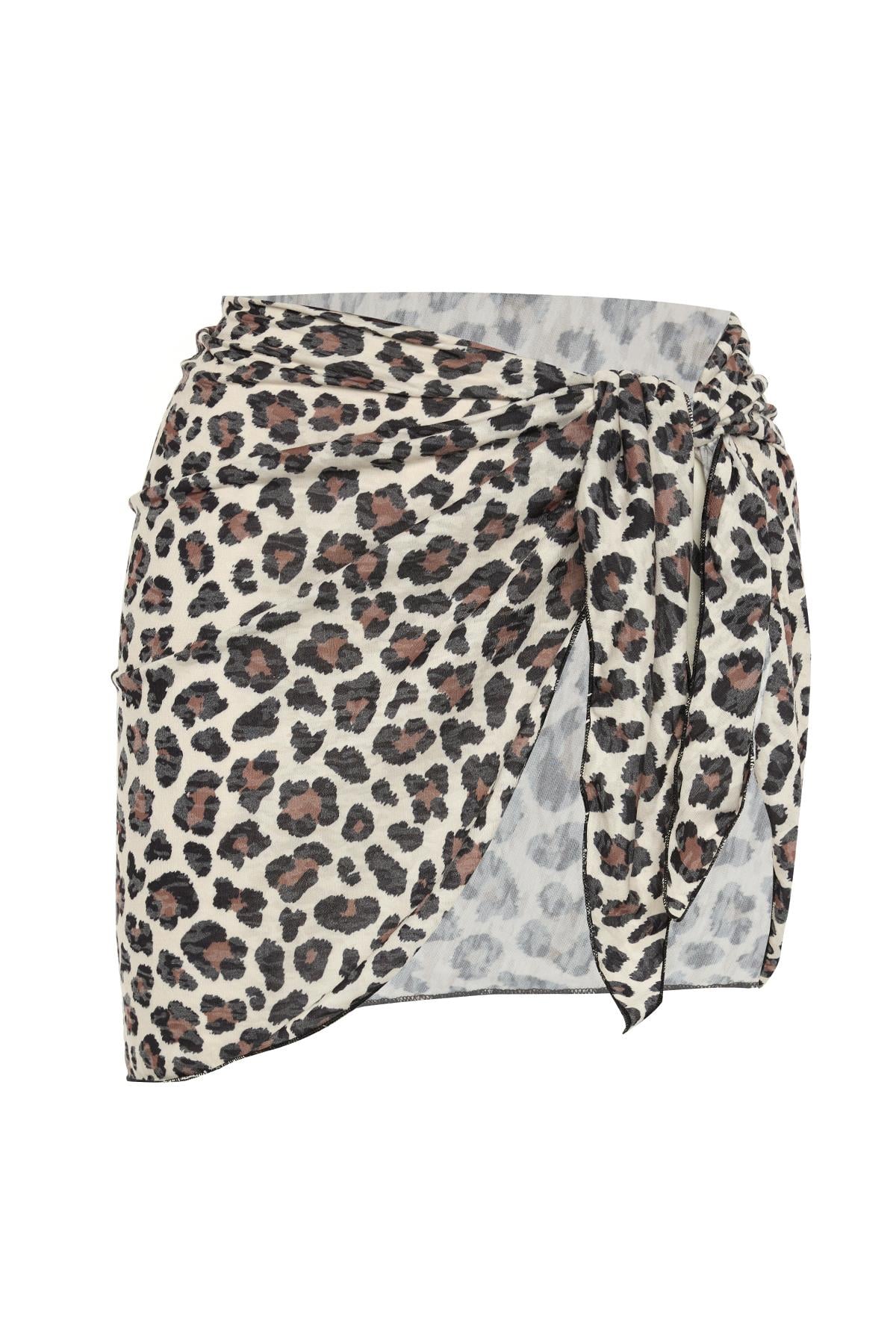 Leopar Desenli Pareo