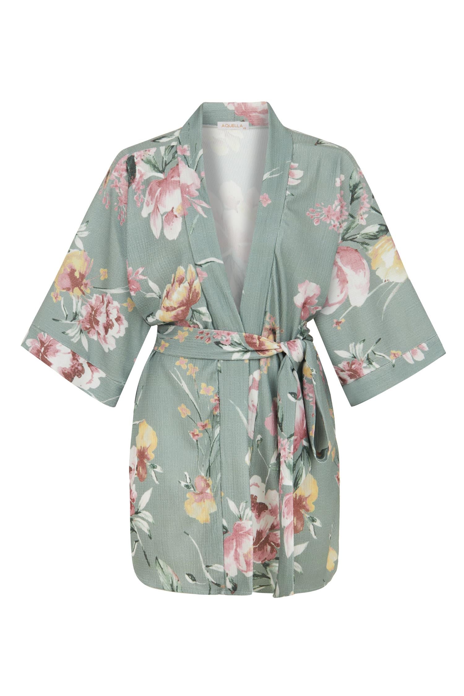 Çiçek Desenli Kimono