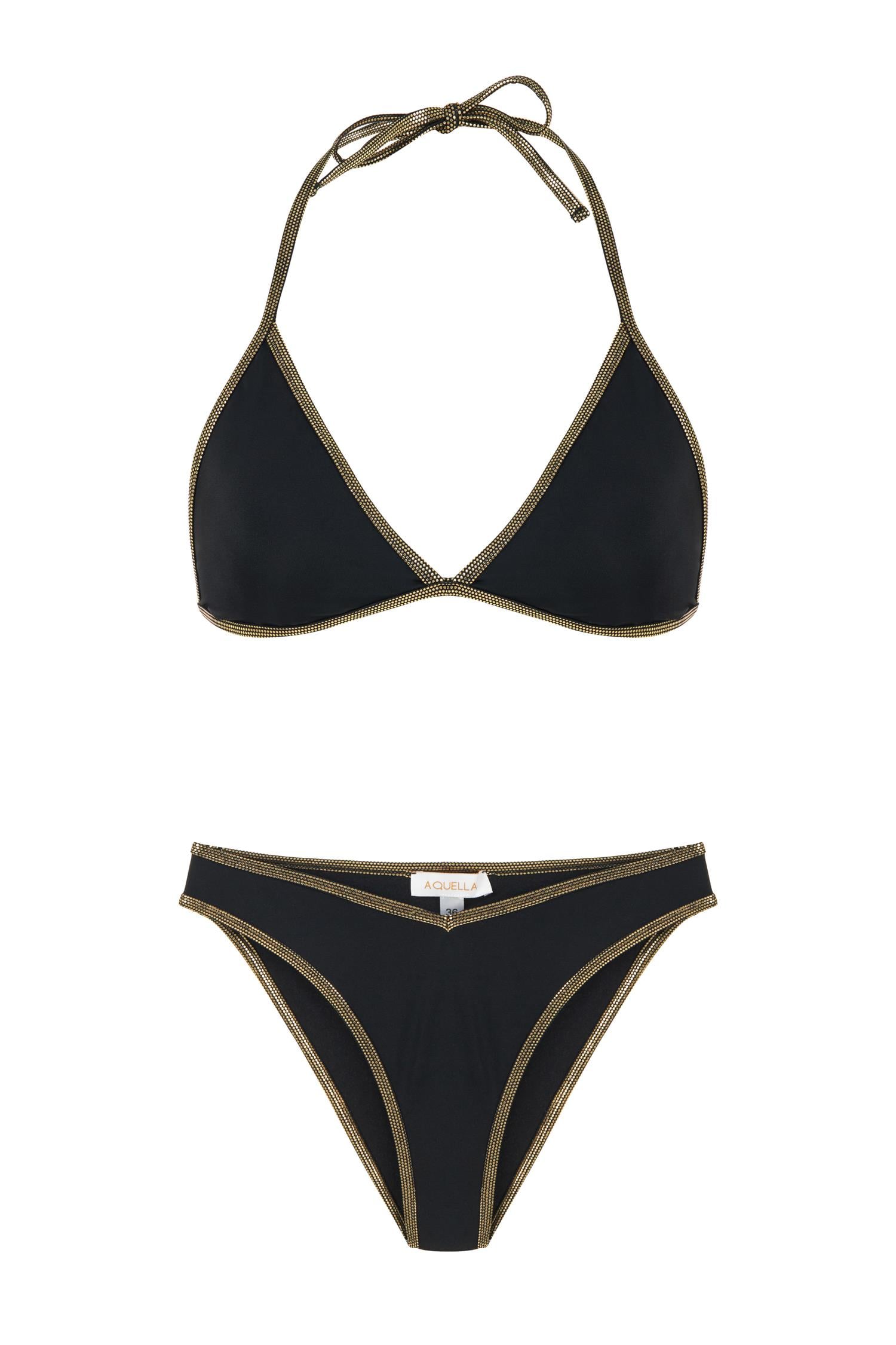 Biyeli Üçgen Bikini Takım