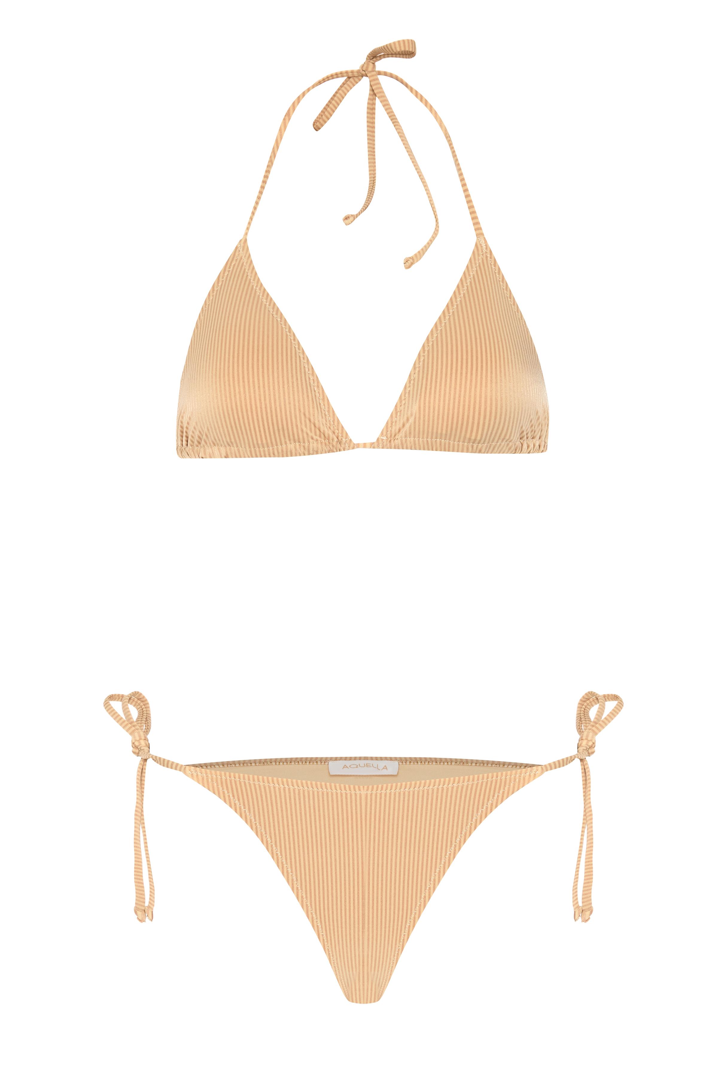 Desenli Üçgen Bikini