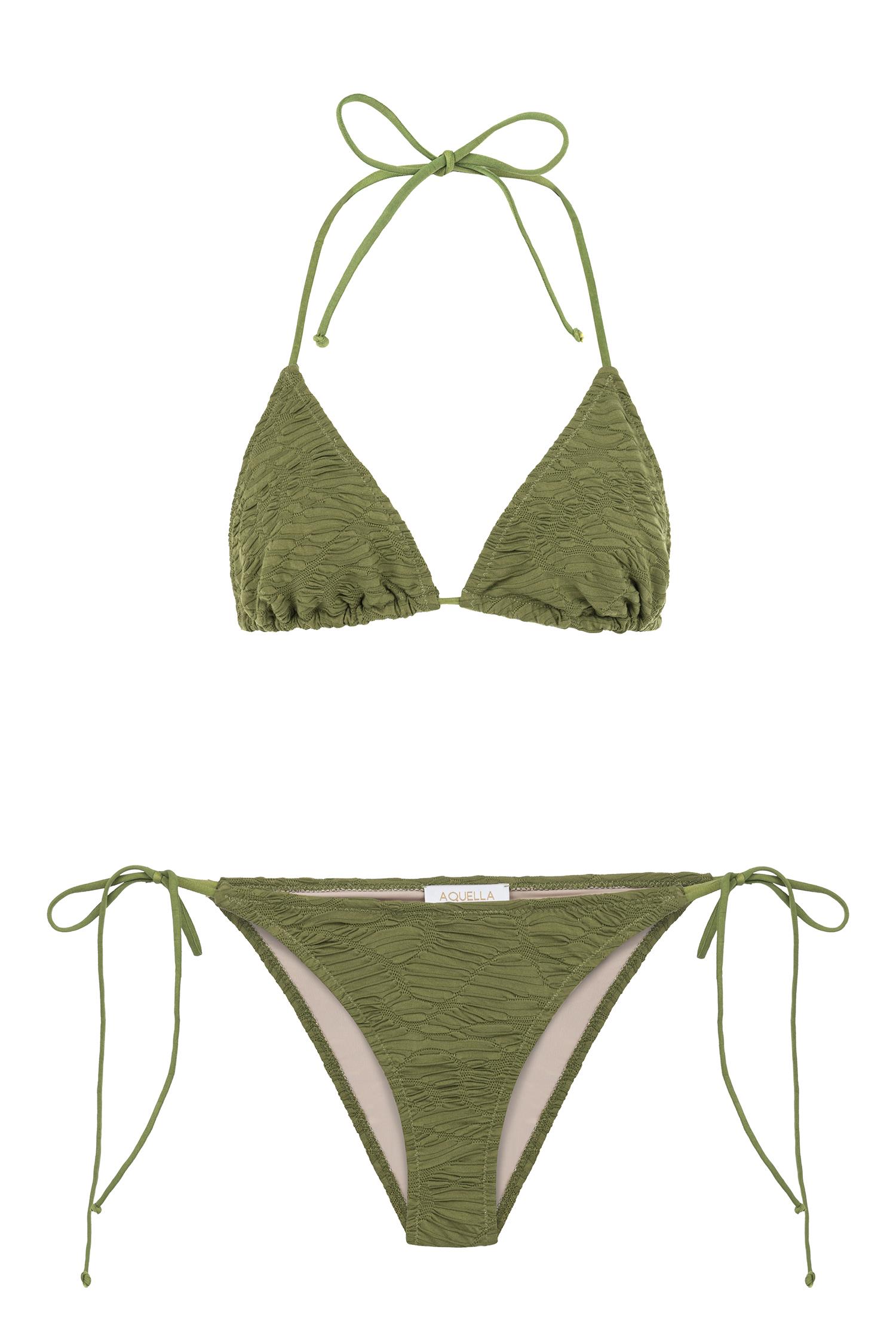 Dokulu Üçgen Bikini Takım