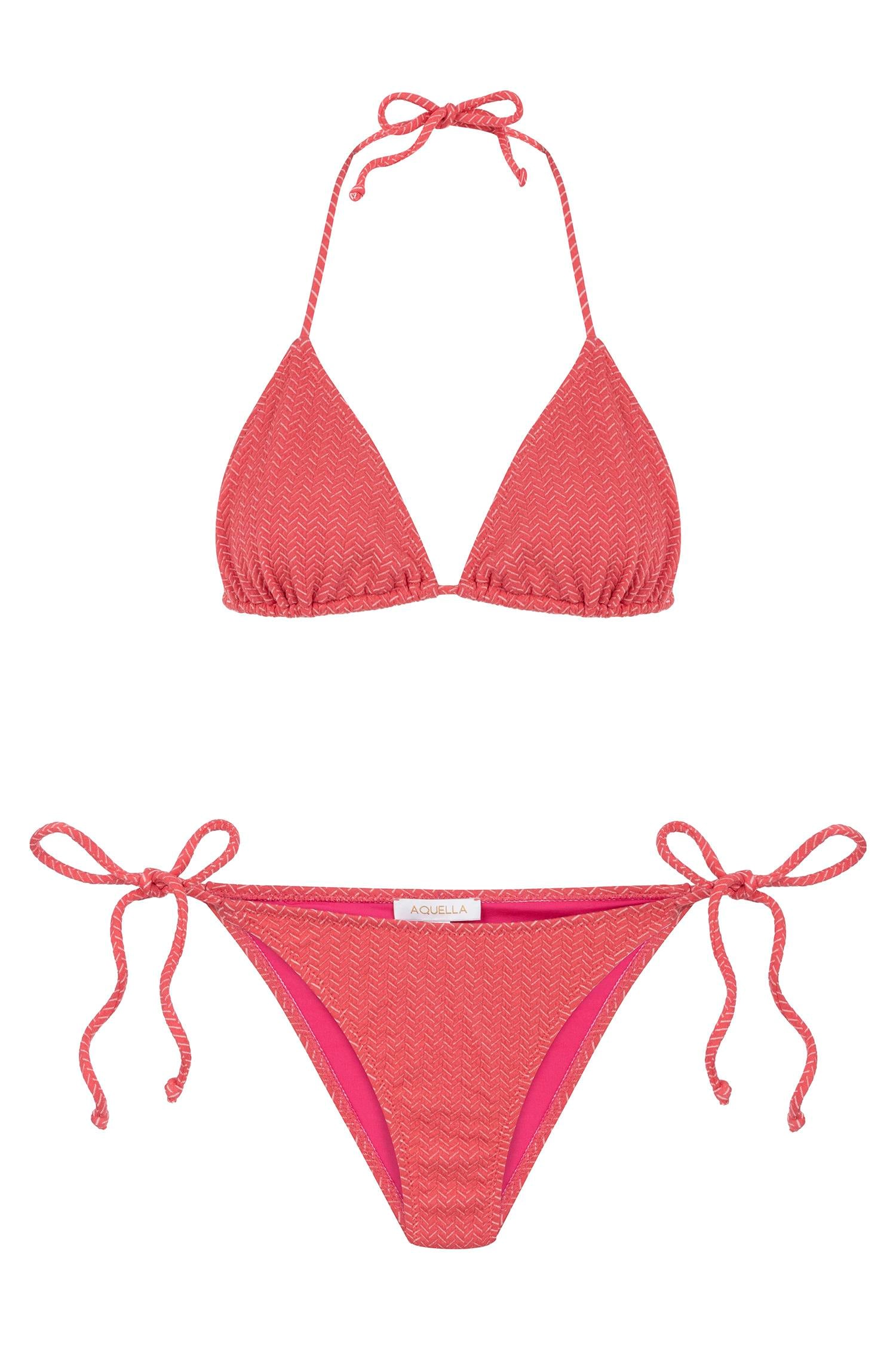 Dokulu Üçgen Bikini Takım