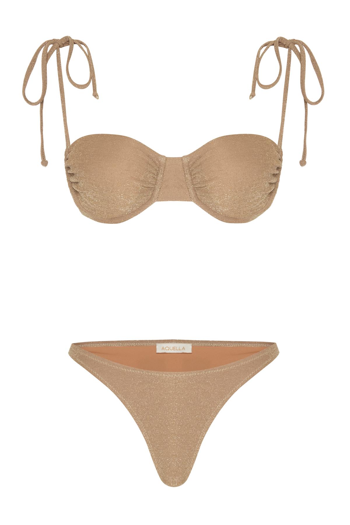 Lurex Balenli Gold Bikini