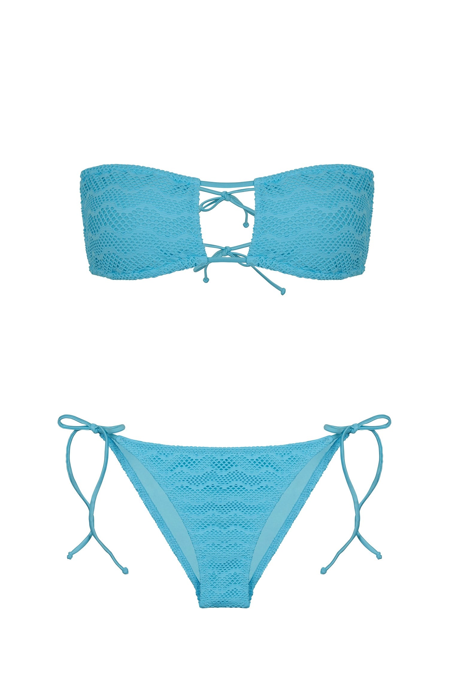 Straplez Halter Bikini Takım