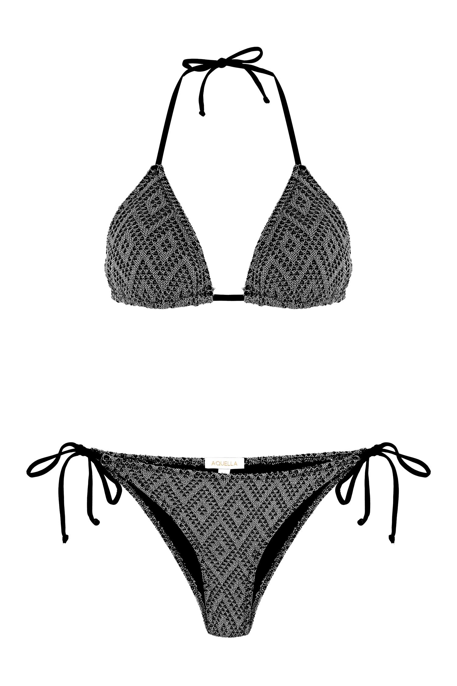 Triko Gold Üçgen Bikini Takım