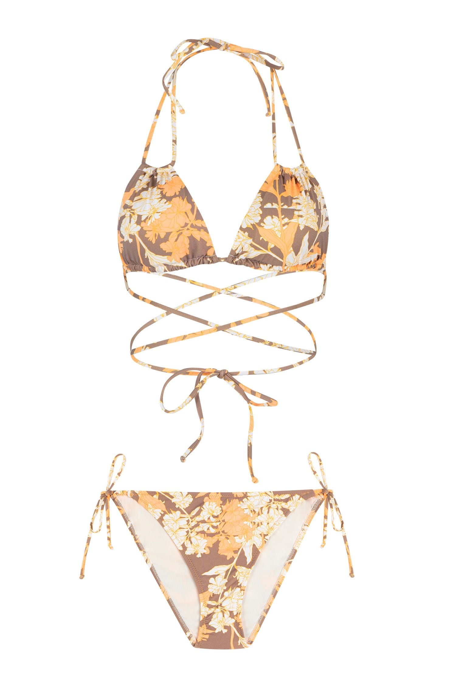 Üçgen Bağlamalı Bikini Takım