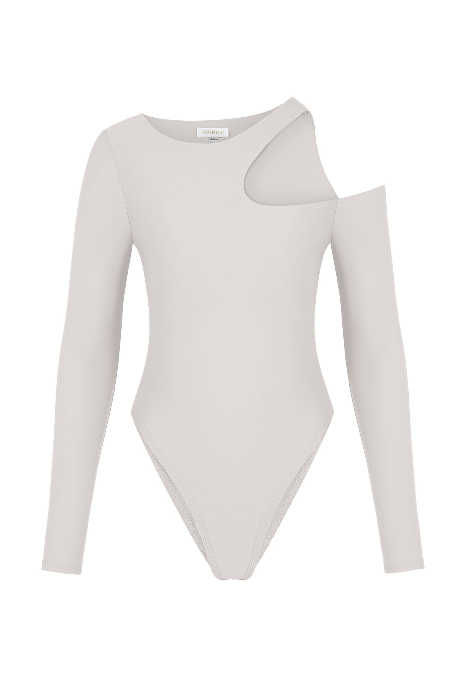 Asimetrik Ekru Bodysuit