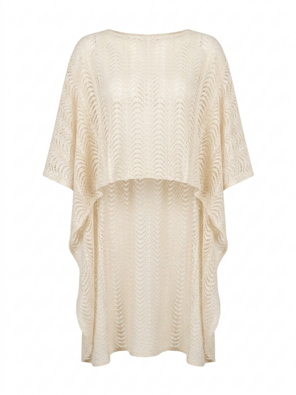 Triko Dantel Ekru  Kaftan