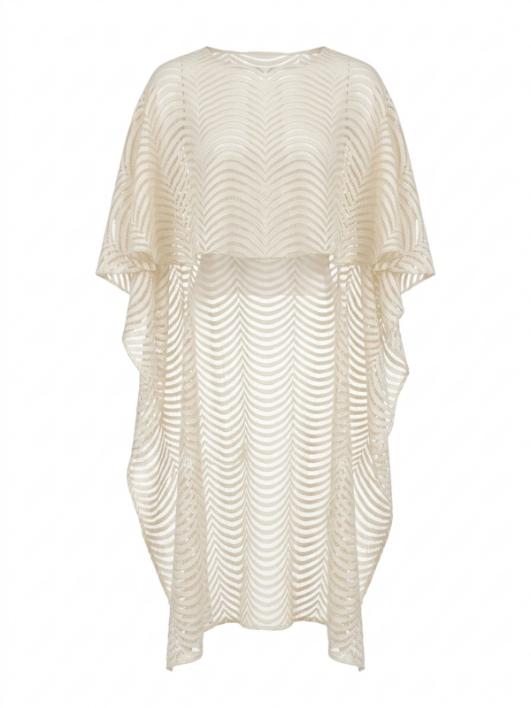 Triko Dantel Krem  Kaftan