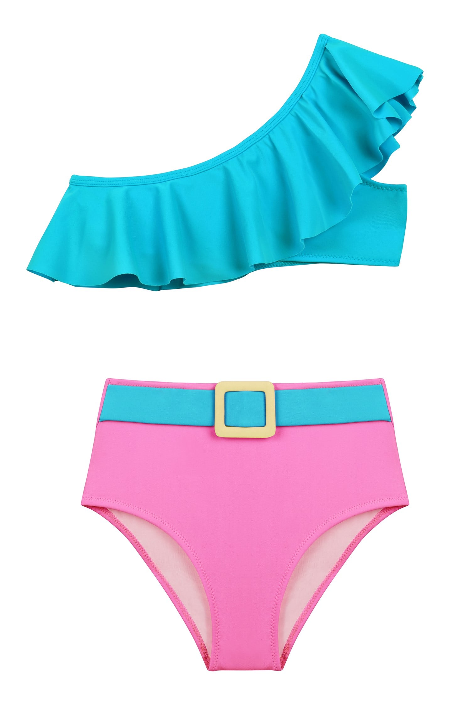 Kids Asimetrik Kontrast Bikini Takı