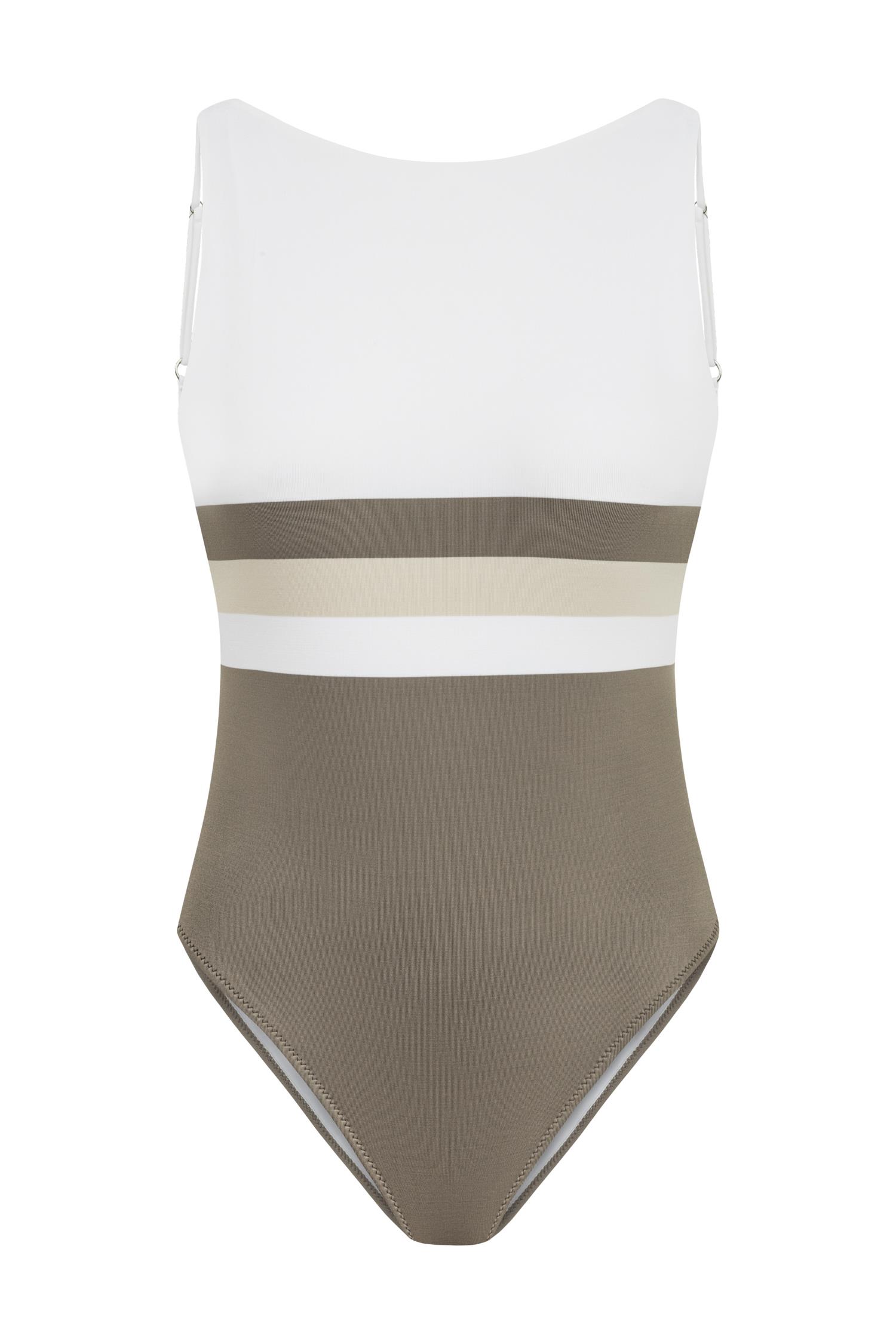 Halter Yaka Ekru-Vizon Mayo