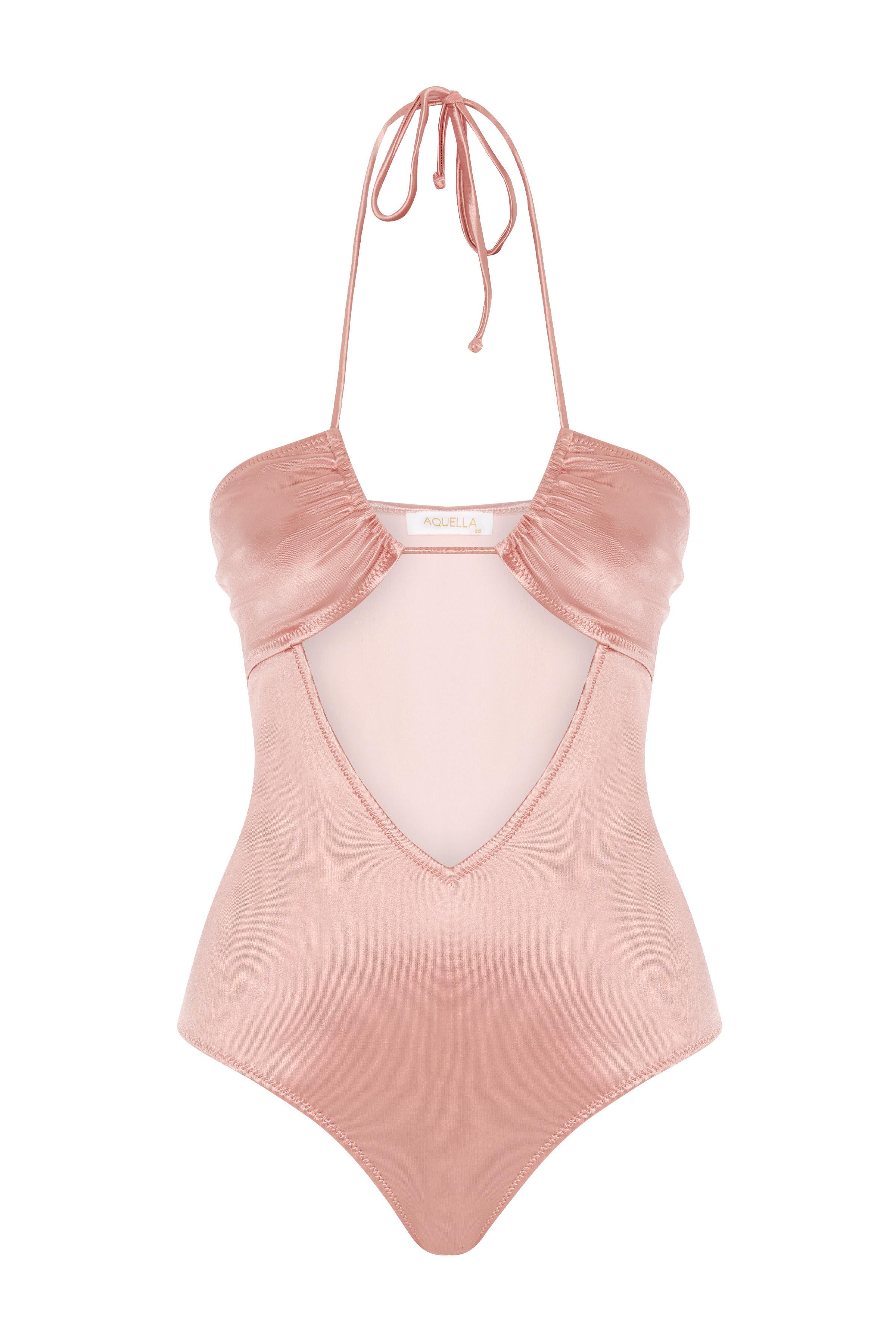 Halter Yaka Pudra Straplez Mayo