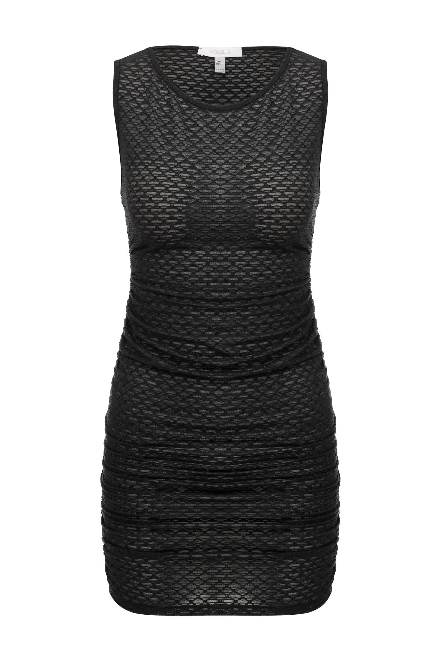 Halter Yaka Dokulu Tül Elbise