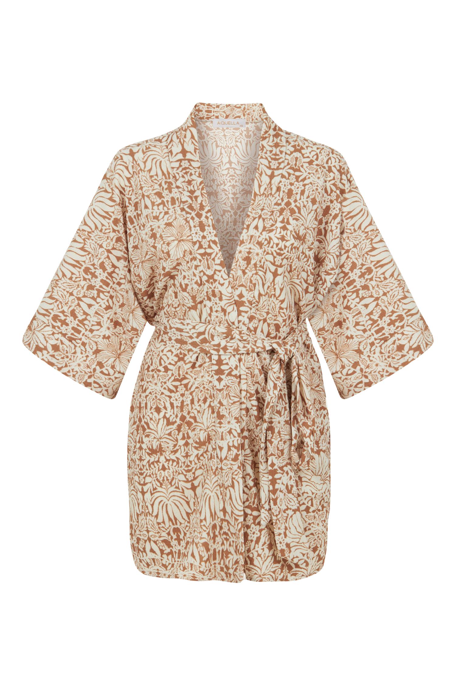 Renkli Desenli Kimono