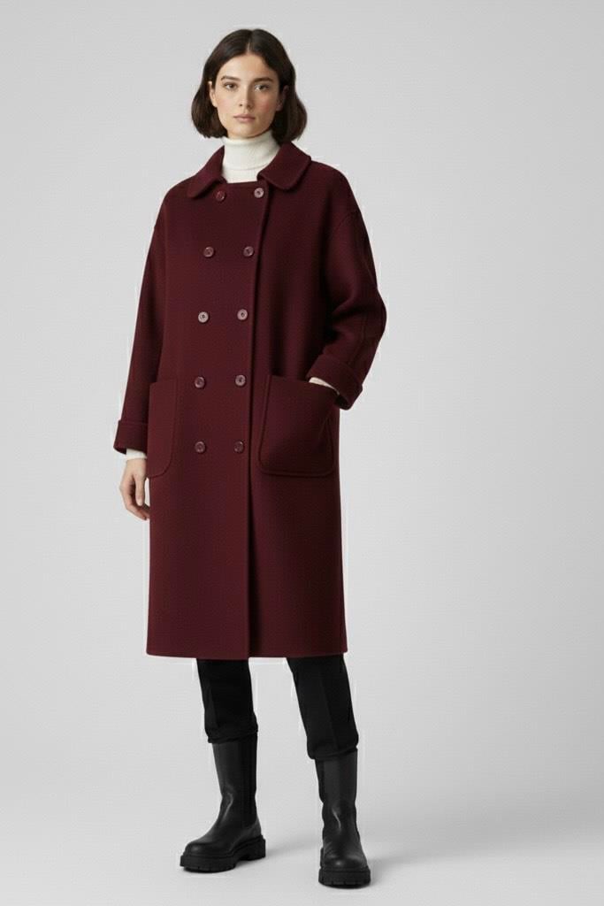 Büyük Cepli Kaban - Bordo