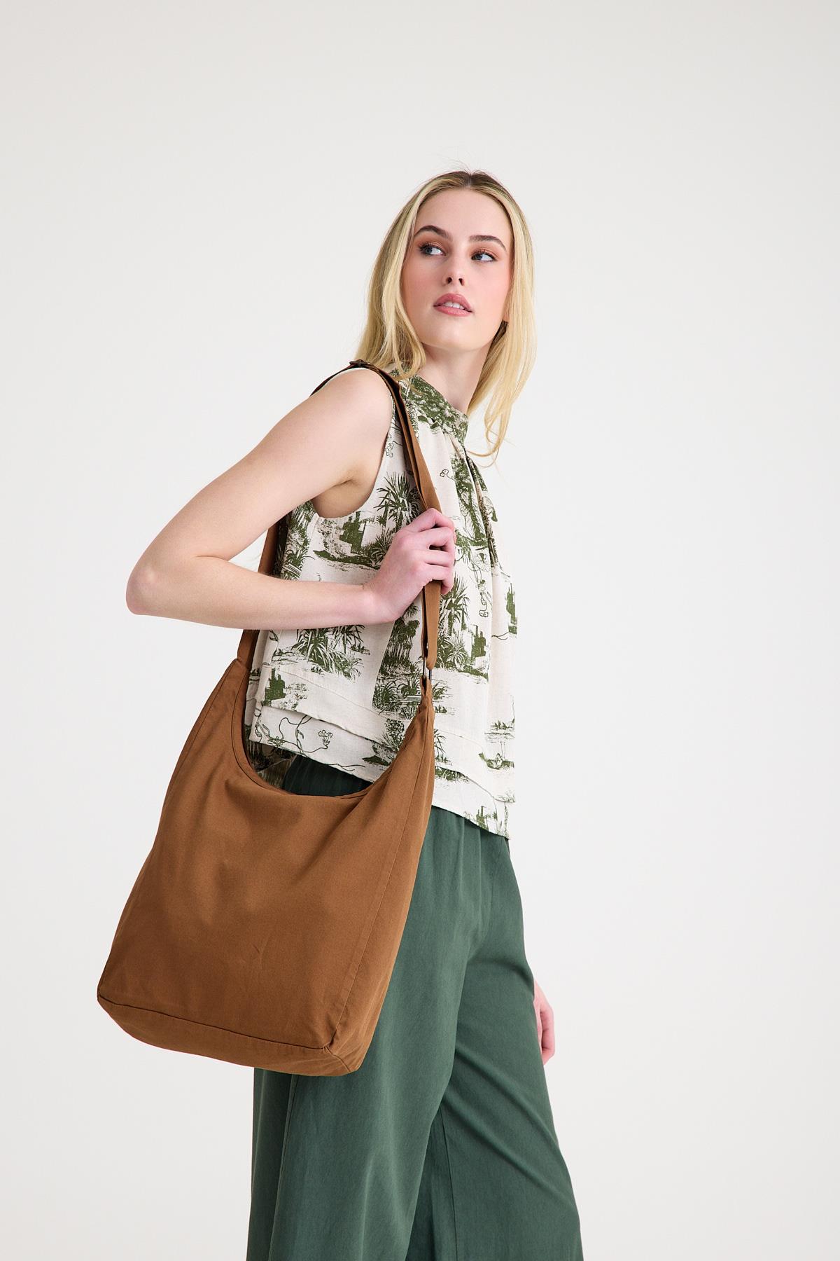 Omuz Çantası - Hardal