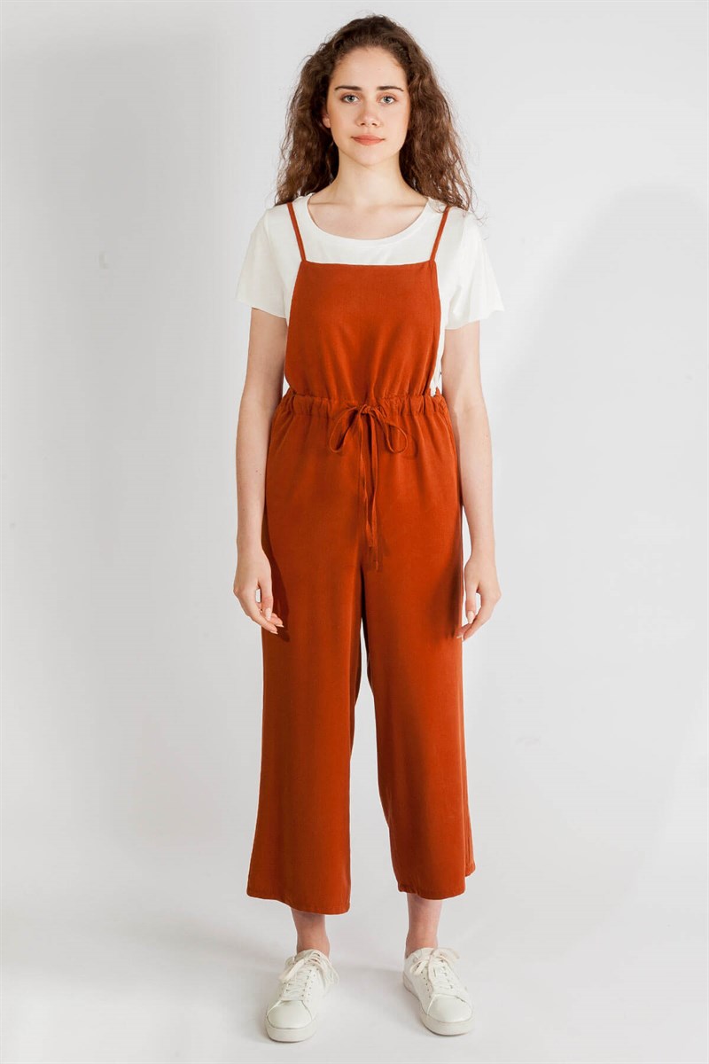 Pantolon Salopet - Kiremit