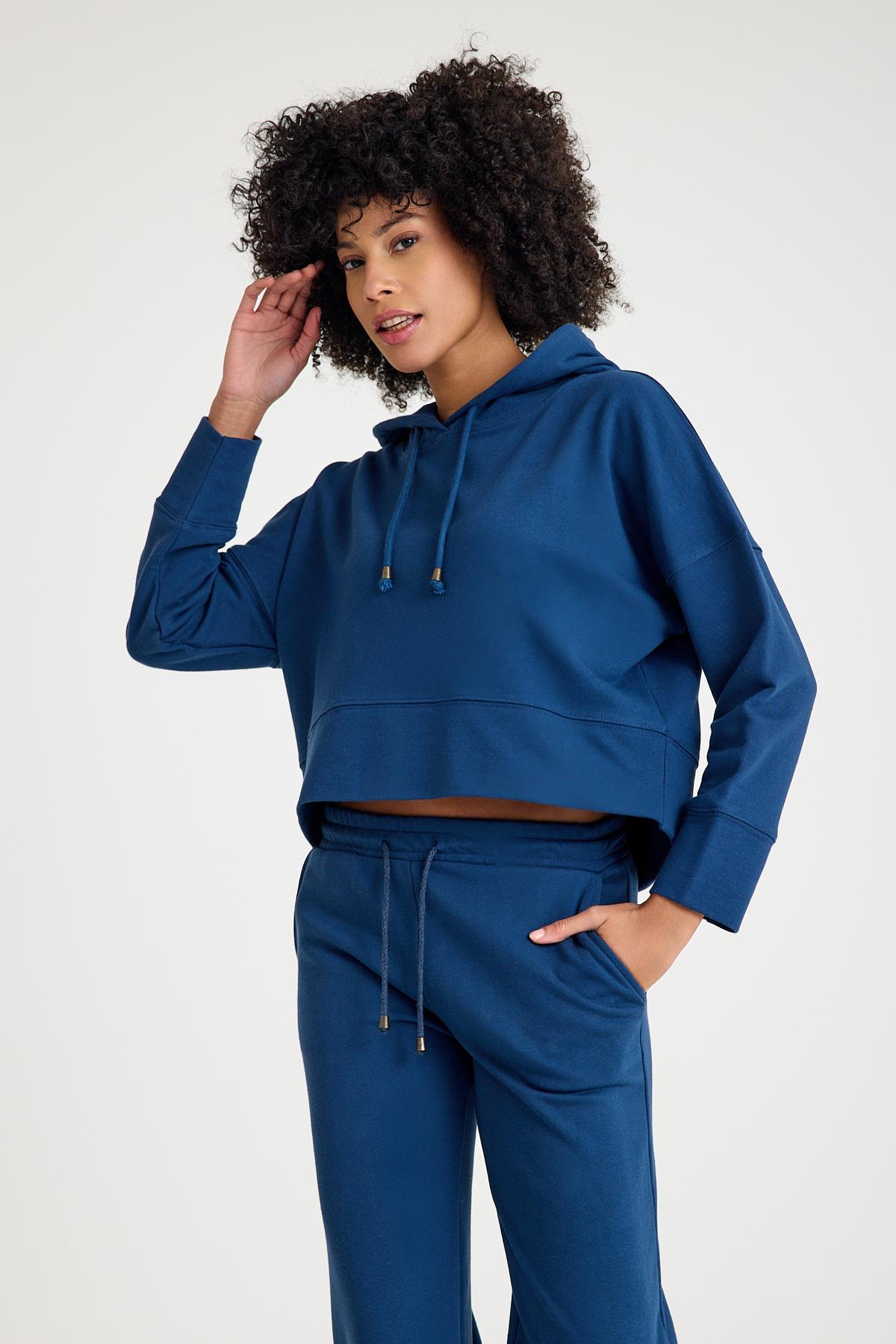 Sweatshirt - Petrol Mavisi