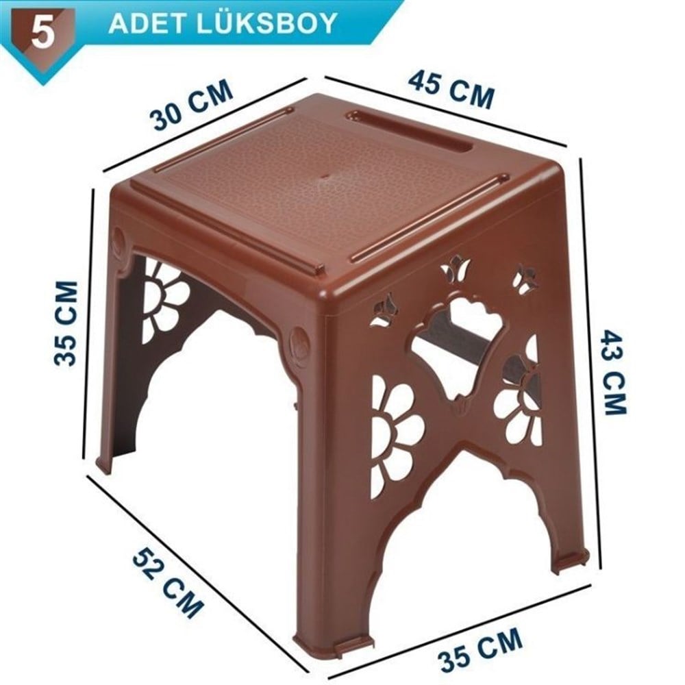 Plastik Rahle Lüksboy (5 Adet) Osmanlı Model