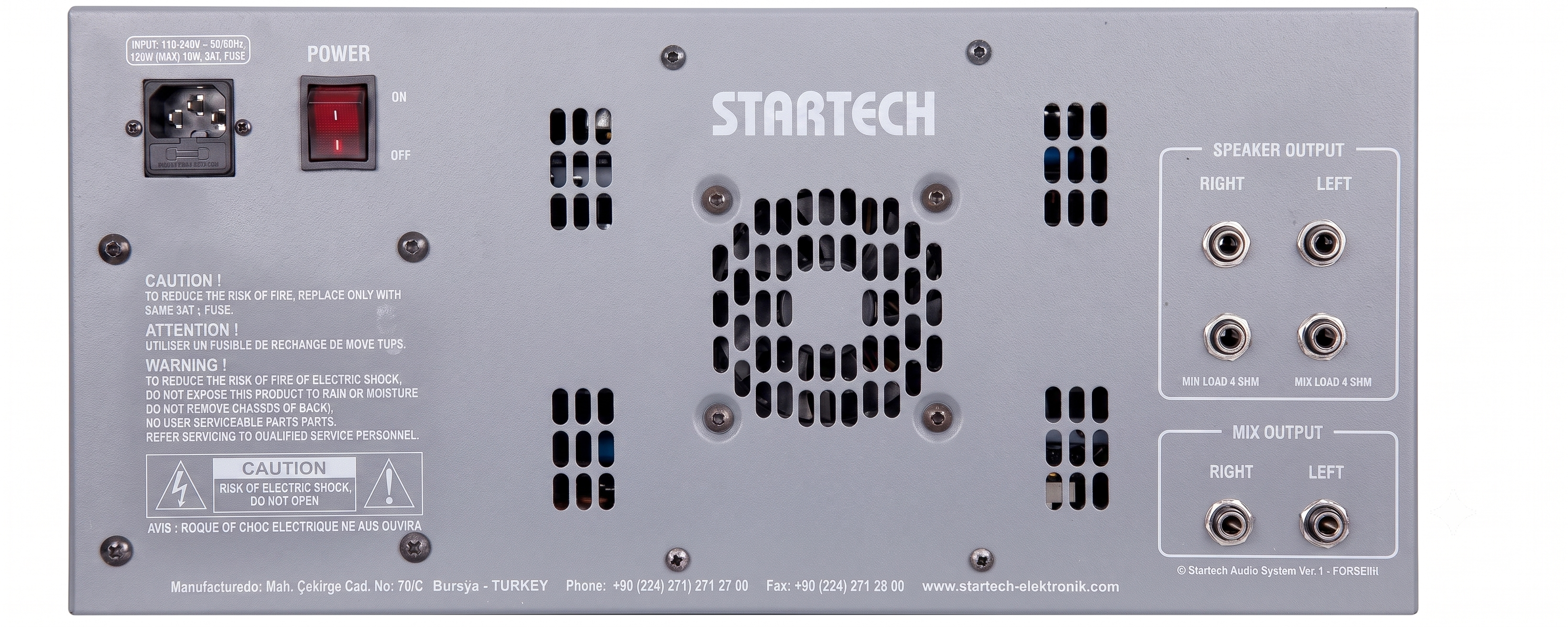 Startech Focus F6-600 USB 2x300 Watt Stereo Anfi