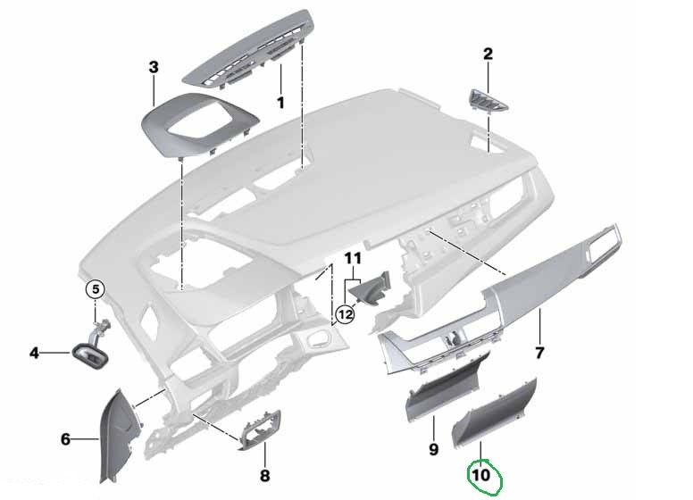 BMWBMW ORİJİNAL KAPLAMA, CENTERSTACK 51459365091 9365091