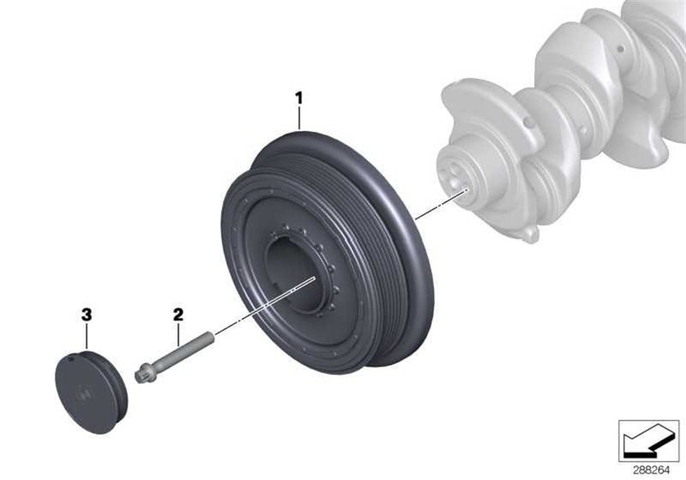 BMW ORJİNALBMW Titreşim Damperi 11238515002