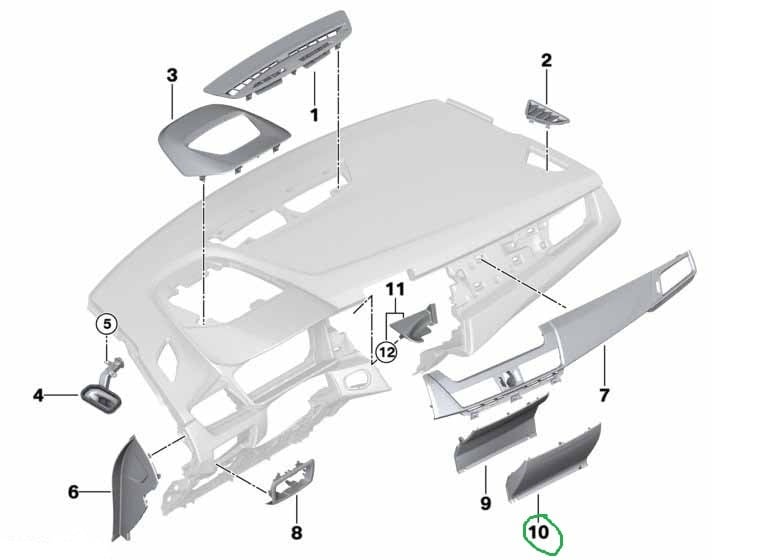 BMWBMW ORİJİNAL KAPLAMA, CENTERSTACK 51459365091 9365091