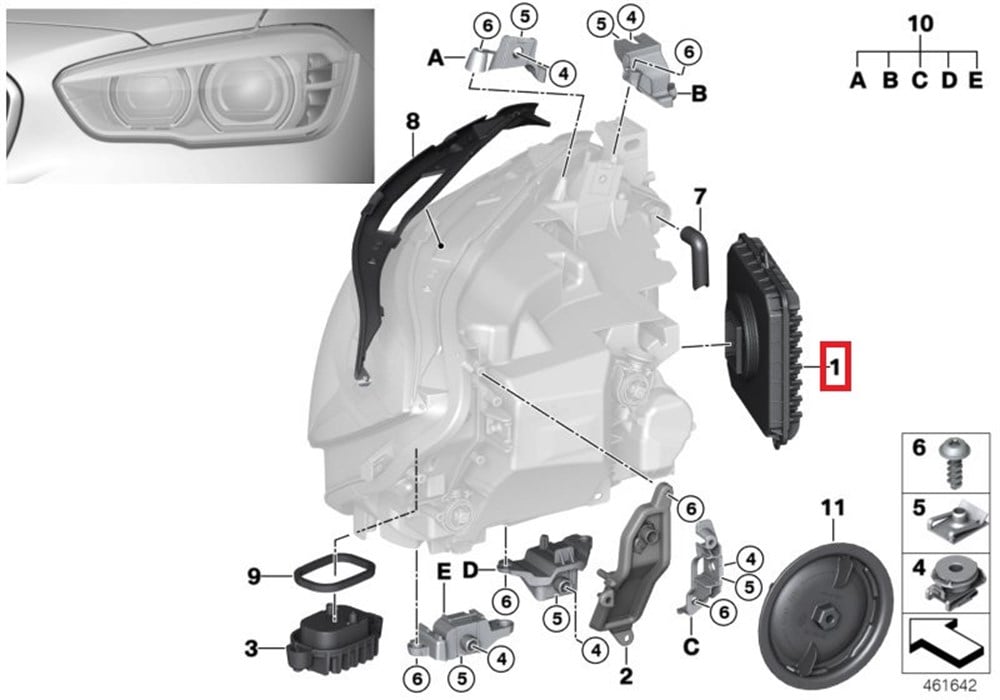 BMWÖN AYDINLATMA ELEKTRONİĞİ KONTR.ÜNİTESİ