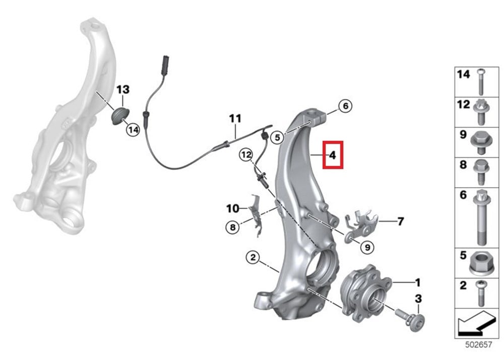 BMWPOYRA YATAĞI, SOL