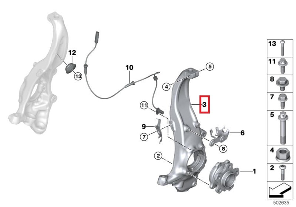 BMWPOYRA YATAĞI, SOL