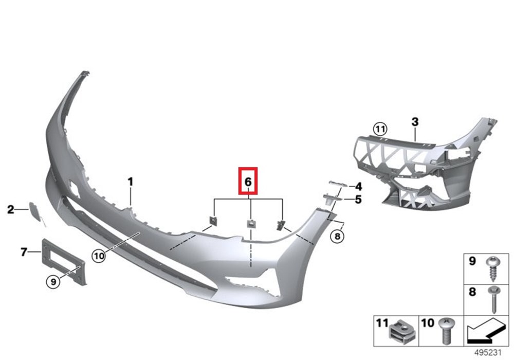 BMWSET BAĞLANTI YERİ PDC / PMA SEZİCİ ÖN