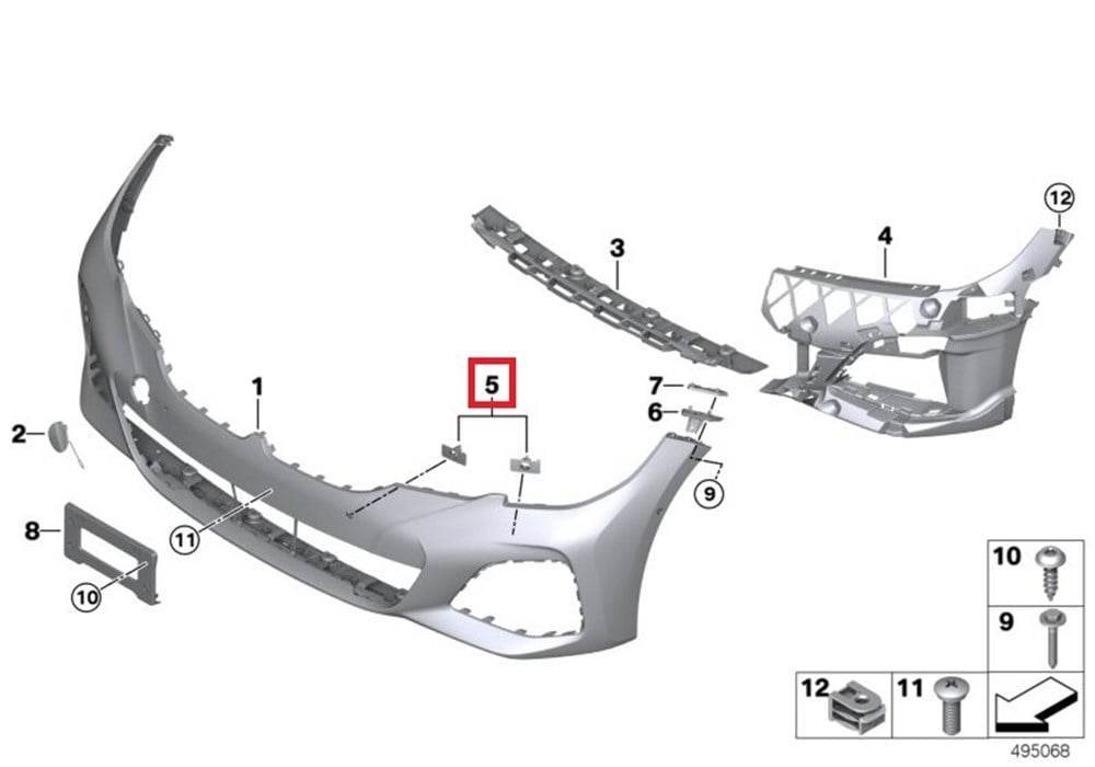 BMWSET BAĞLANTI YERİ PDC / PMA SEZİCİ ÖN