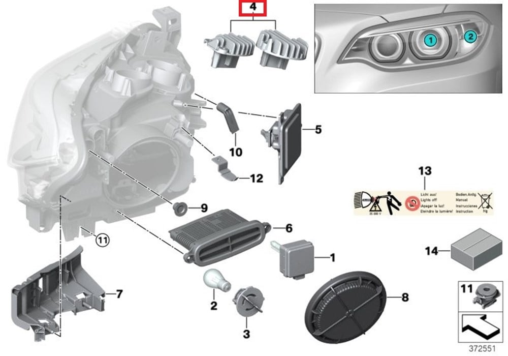 BMWSET LED MODÜL SOL