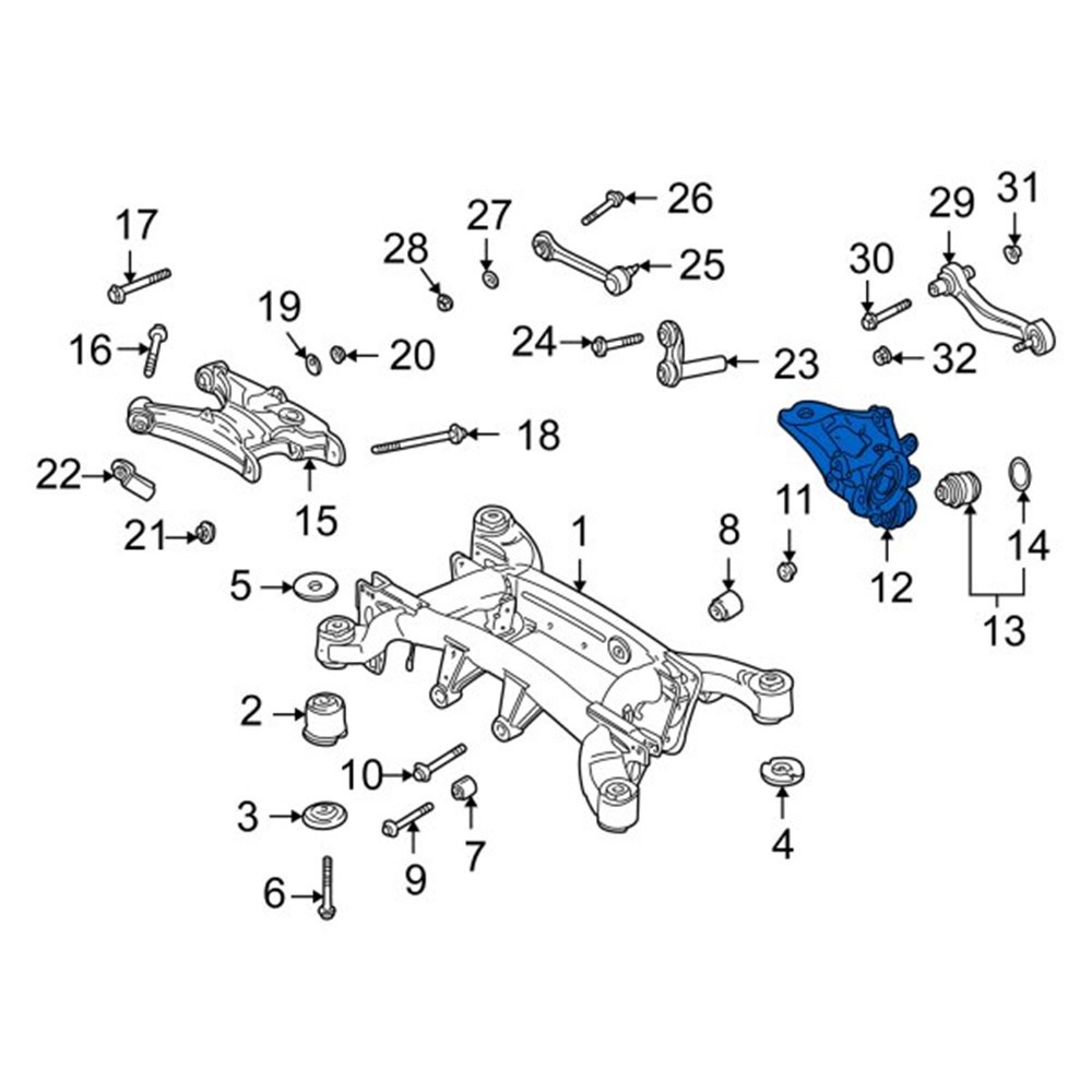 BMWTEKERLEK MESNEDİ, ARKA SOL
