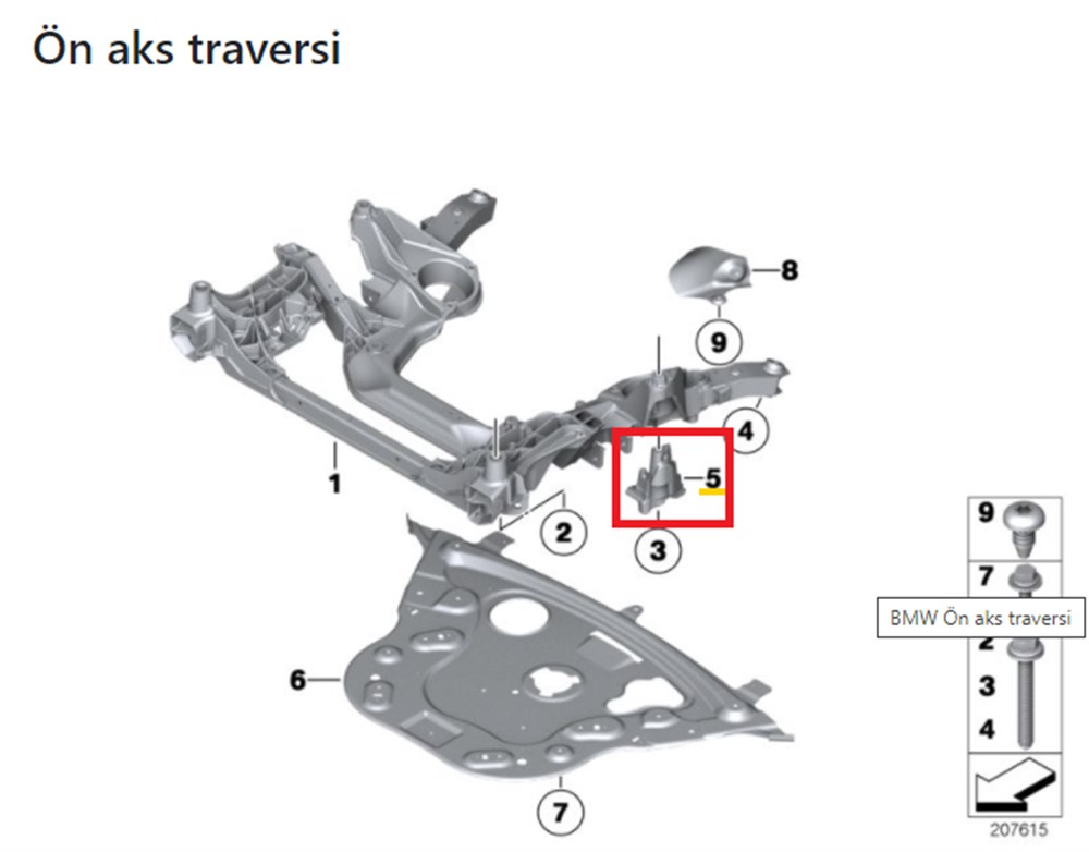 BMWTİTREŞİM SÖNÜMLEYİCİSİ, SOL