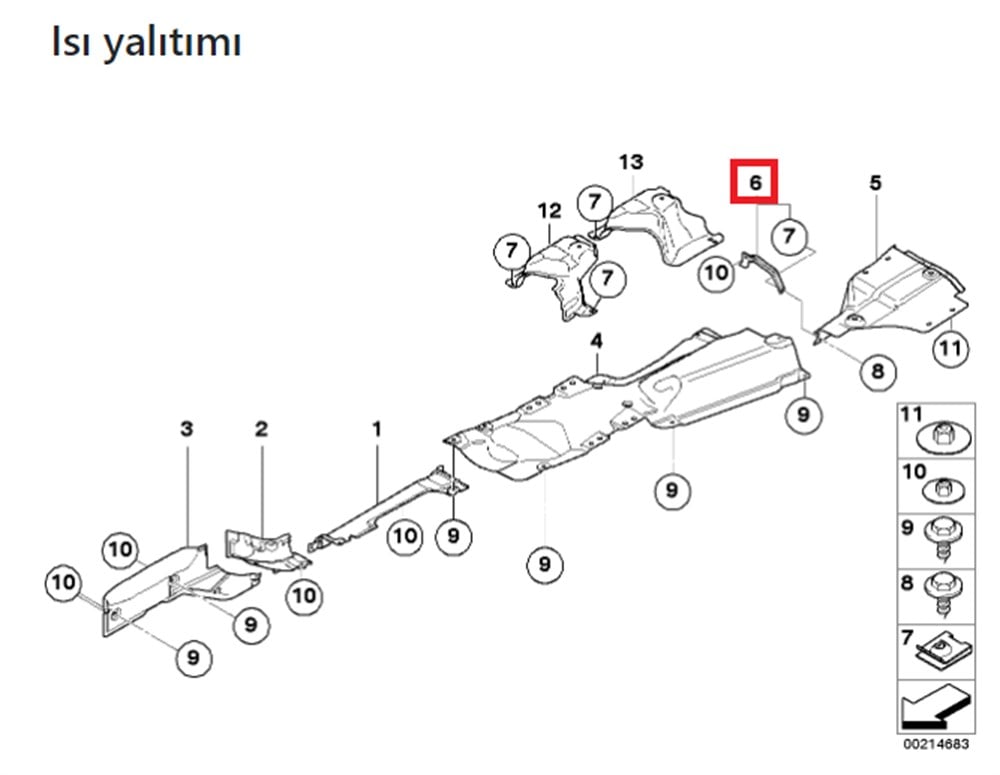 BMWTUTUCU, ISI YALITIM SACI-ARKA
