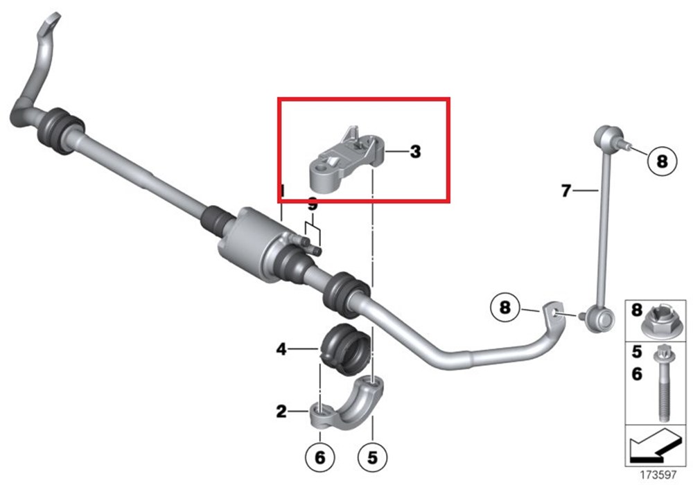 BMWTUTUCU STABİLİZATÖR ALT PARÇA