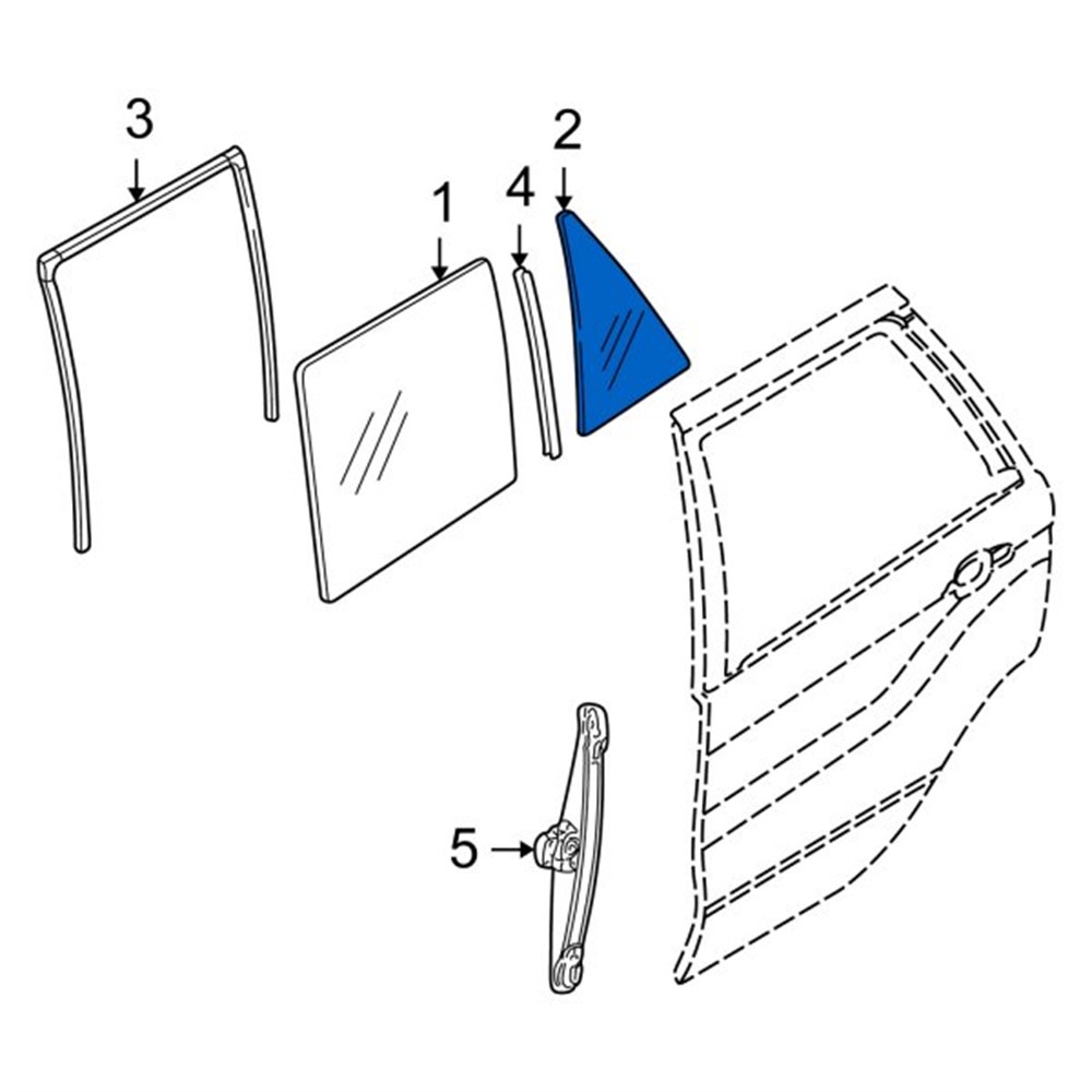 BMWYAN CAM, SİYAH-KAPI-ARKA SAĞ