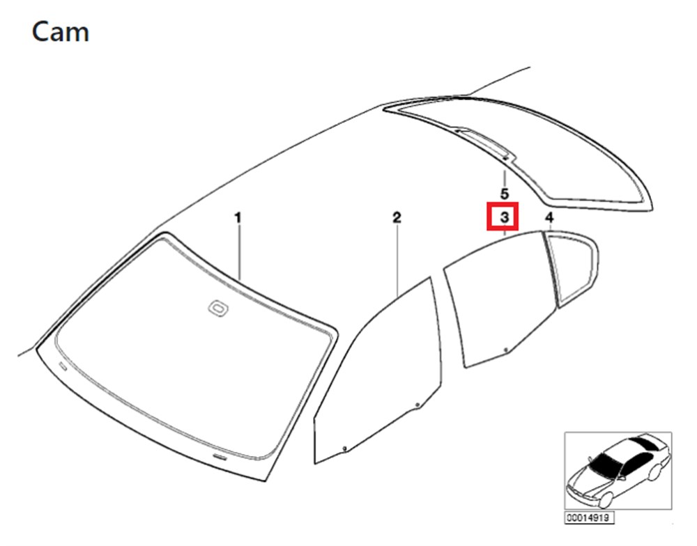 BMWYAN CAM, YEŞİL-KAPI-ARKA SAĞ