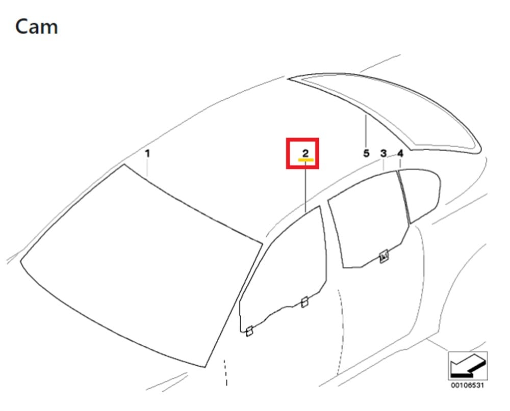 BMWYAN CAM, YEŞİL-KAPI-ÖN SAĞ