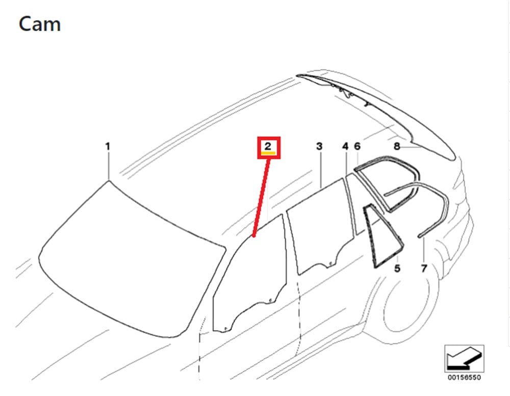 BMWYAN CAM, YEŞİL-KAPI-ÖN SOL