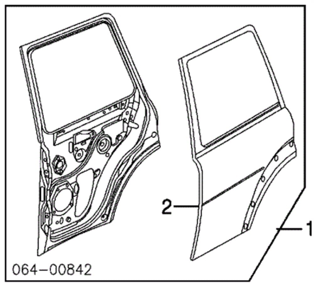 LAND ROVERLAND ROVER ORİJİNAL ARKA KAPI BFA490160