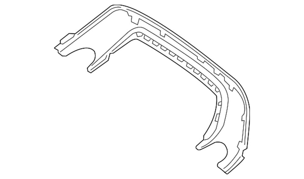 LAND ROVERLAND ROVER ORİJİNAL ARKA TAMPON ALT KISIM LR093573