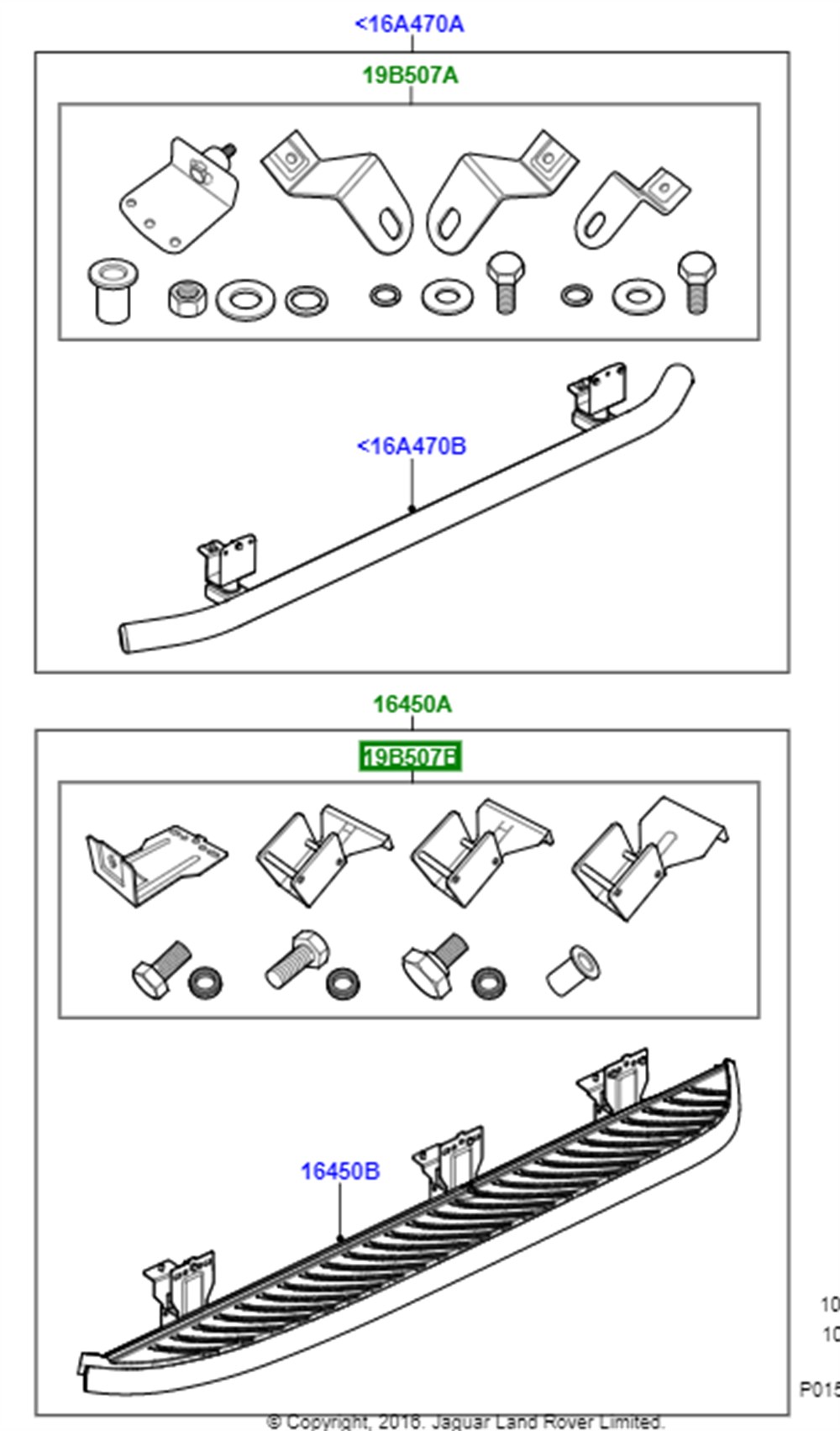 LAND ROVERLAND ROVER ORİJİNAL BASAMAK AYAK TAKIMI LR002762