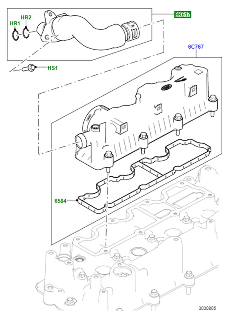 LAND ROVERLAND ROVER ORİJİNAL HAVALANDIRMA BORUSU LR082291