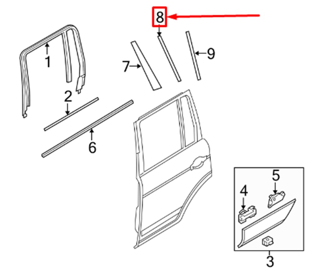 LAND ROVERLAND ROVER ORİJİNAL KAPI D. KAPLAMASI DDE000160PMD