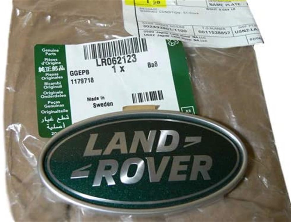 LAND ROVERLAND ROVER ORİJİNAL LAND ROVER AMBLEMİ LR062123