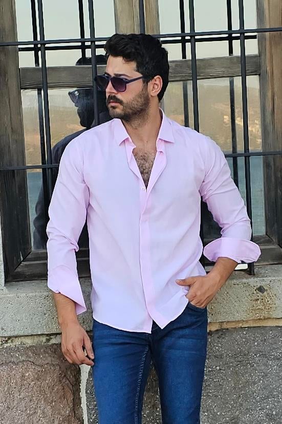Erkek Pembe Gömlek