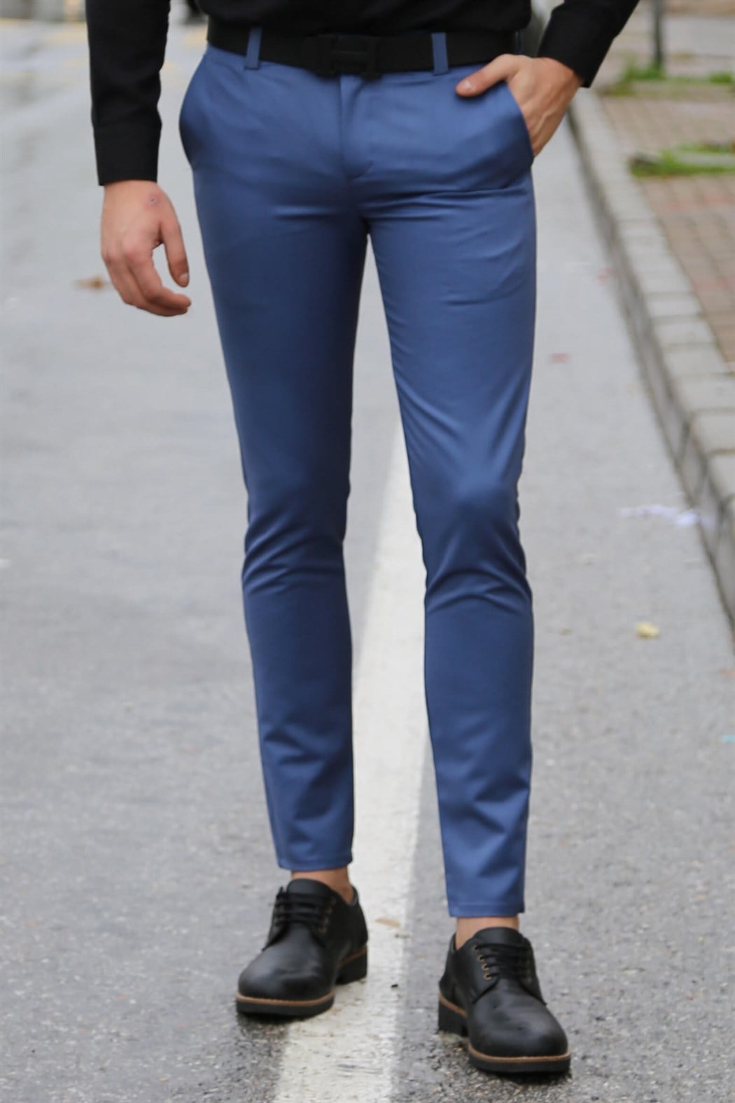 Mavi Kumaş Pantolon